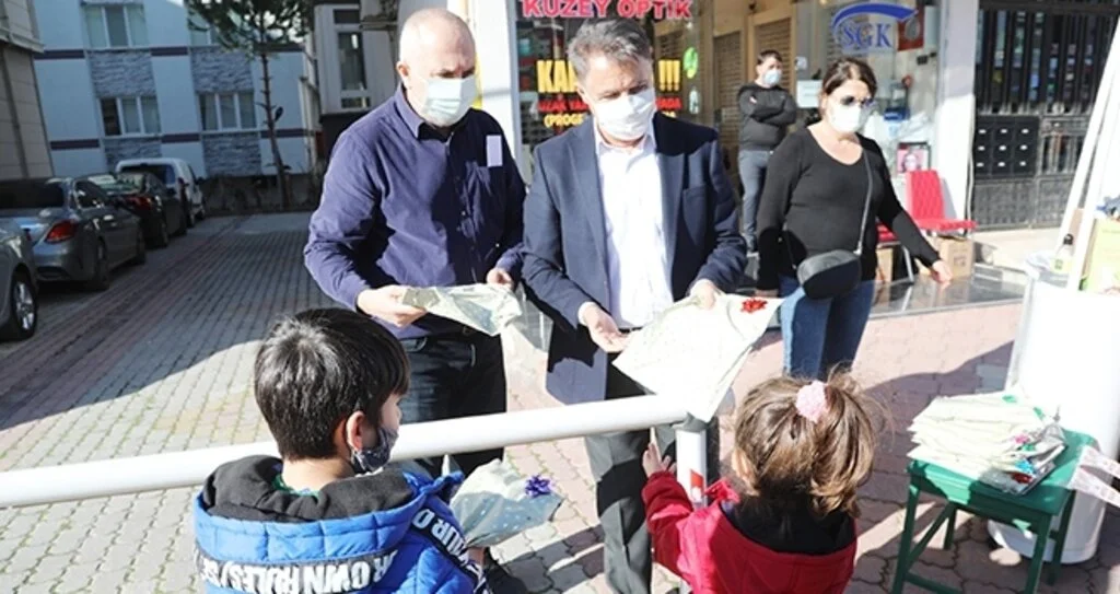 Minik Atakumlulara  yeni yıl hediyesi 