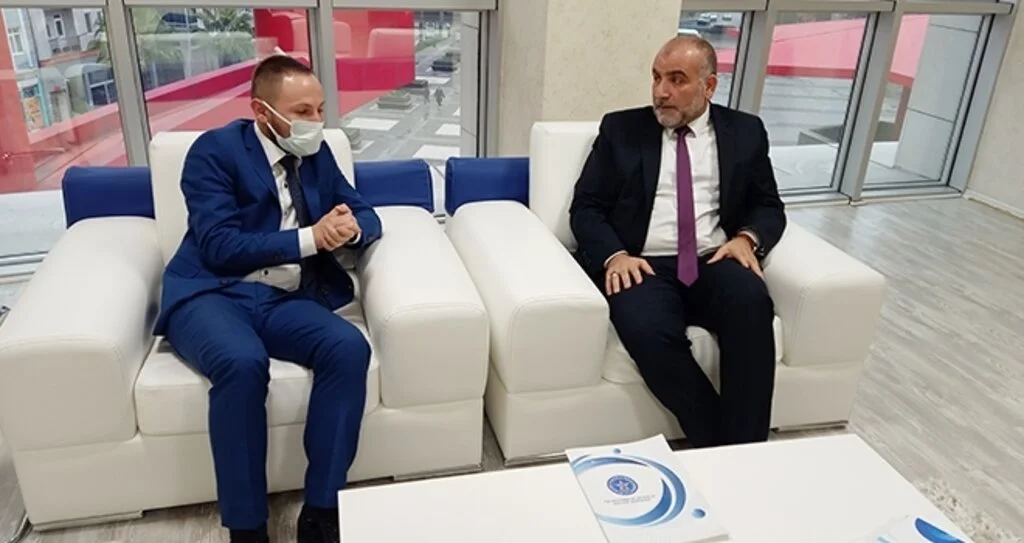 Öz Sağlık Sen'den teşekkür ziyareti 