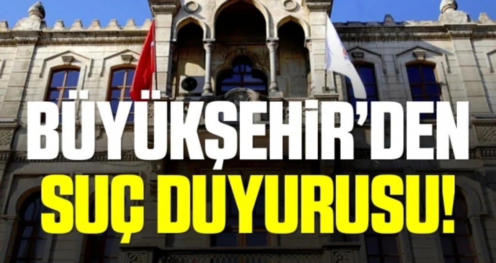 Samsun Büyükşehir’den suç duyurusu