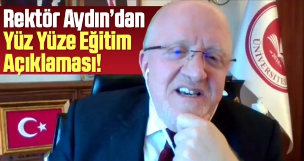 Samsun Üniversitesi (SAMÜ) Rektörü Prof. Dr. Mahmut Aydın'dan Yüz Yüze Eğitim Açıklaması
