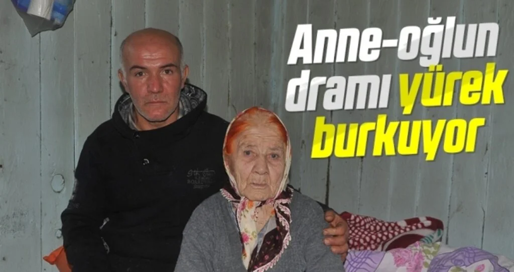 Samsun'da Anne-oğlun dramı yürek burkuyor