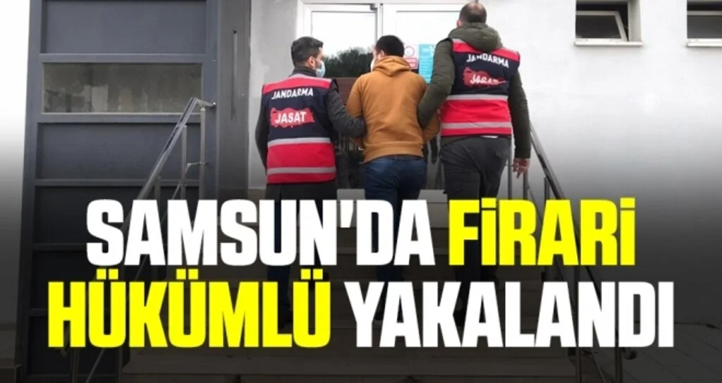 Samsun'da firari hükümlü JASAT ekiplerince yakalandı
