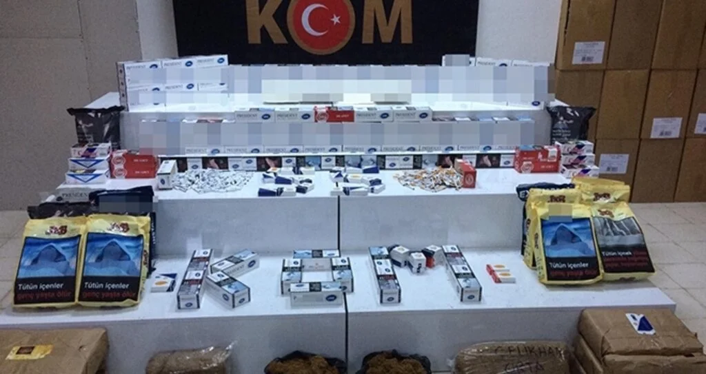 Samsun'da kaçak tütün mamulleri operasyonu