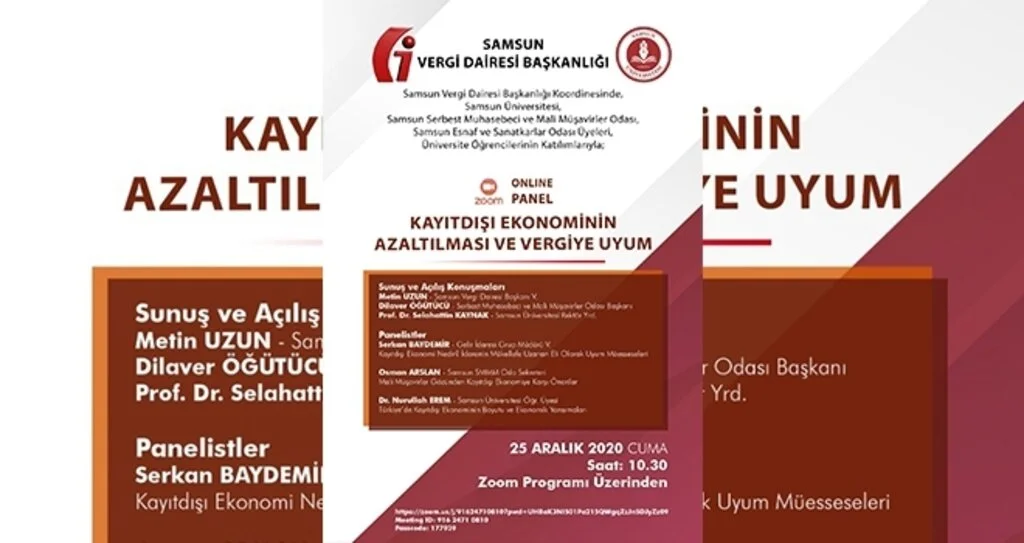 Samsun’da “Kayıt Dışı Ekonominin Azaltılması ve Vergiye Uyum” paneli
