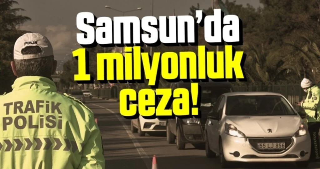 Samsun'da kısıtlamaya uymayan 439 kişiye 1 milyon TL ceza kesildi