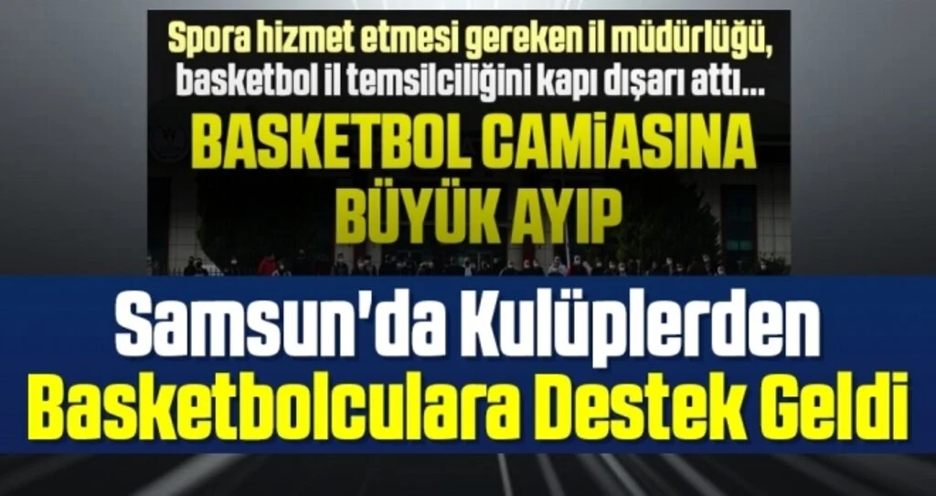 Samsun'da Kulüplerden Basketbolculara Destek Geldi