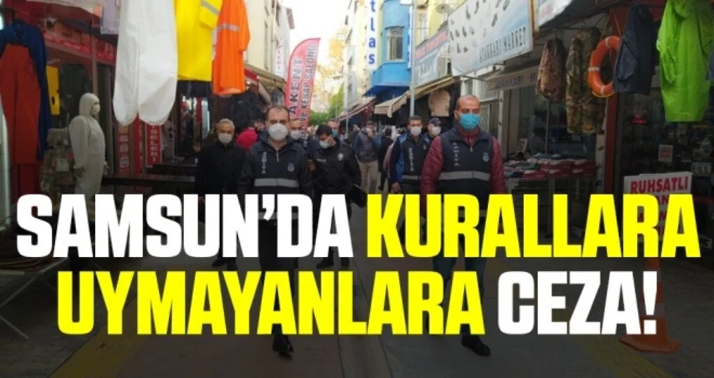 Samsun'da Kural tanımaz Iraklılara ceza 