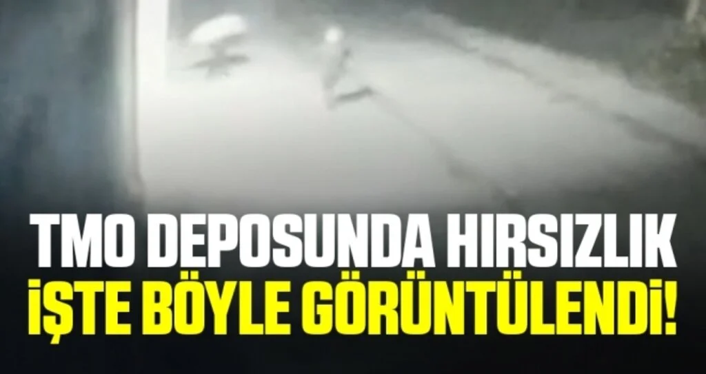 Samsun'da TMO Deposunda Hırsızlık İşte Böyle Görüntülendi
