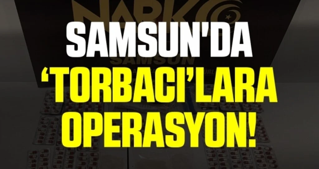 Samsun'da "torbacı" operasyonları: 10 gözaltı