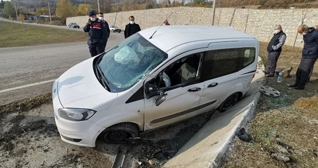 Samsun'da trafik kazası: 1 yaralı