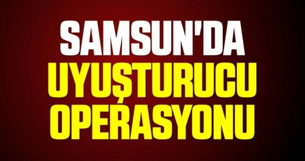 Samsun'da uyuşturucu operasyonu: 6 gözaltı