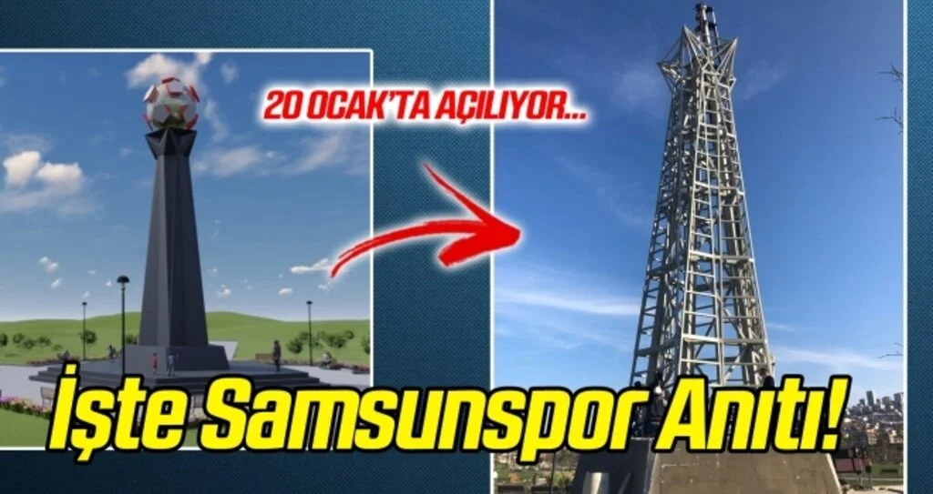 Samsunspor Anıtı Millet Bahçesi’nde