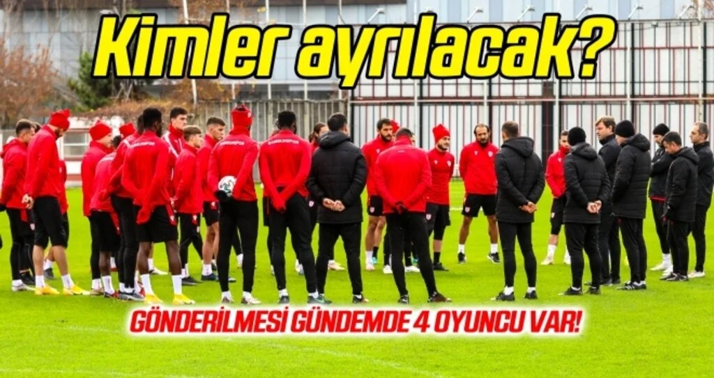 Samsunspor'dan devre arası kimler ayrılacak?