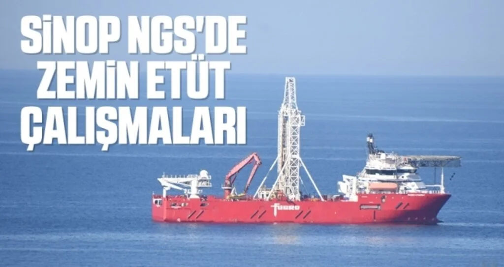 Sinop NGS'de zemin etüt çalışmaları