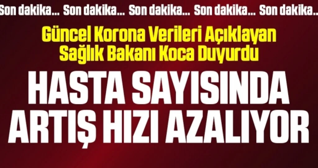 Son dakika… Güncel corona virüsü vaka ve vefat sayısı açıklandı! İşte 13 Aralık tablosu