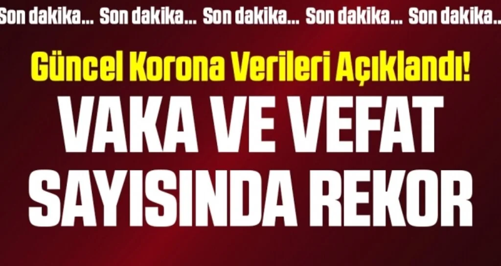 Son dakika… Güncel corona virüsü verileri açıklandı! İşte 2 Aralık tablosu