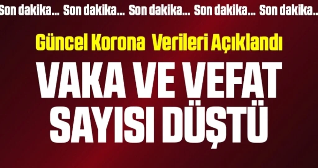 Son dakika… Güncel corona virüsü verileri açıklandı! İşte 26 Aralık tablosu