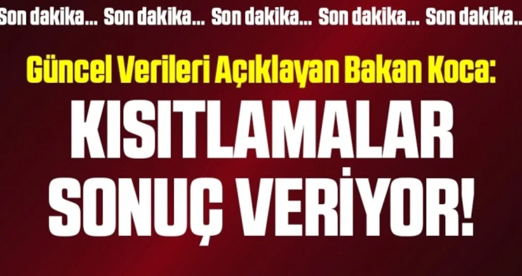 Son dakika… Güncel corona virüsü verileri açıklandı! İşte 29 Aralık tablosu