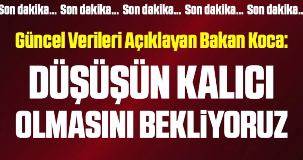 Son dakika… Güncel corona virüsü verileri açıklandı! İşte 31 Aralık tablosu