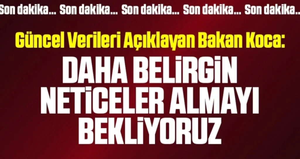 Son dakika… Güncel vaka ve vefat sayısı açıklandı! İşte 20 Aralık corona tablosu