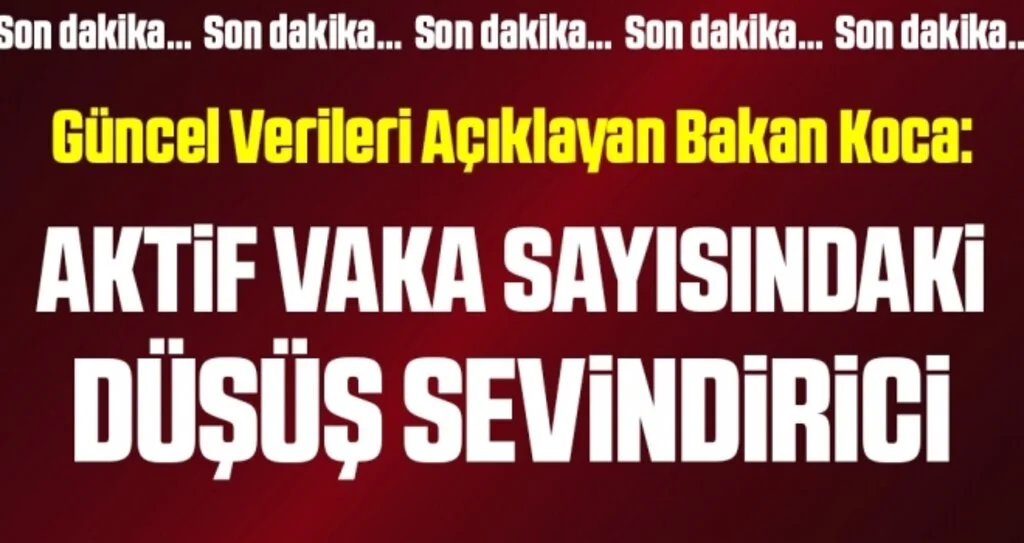 Son dakika… Güncel vaka ve vefat sayısı açıklandı! İşte 23 Aralık corona tablosu