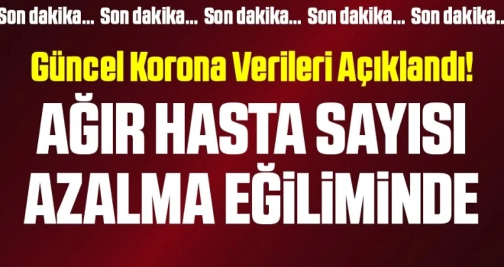 Son dakika… Güncel vaka ve vefat sayısı açıklandı! İşte 6 Aralık corona tablosu