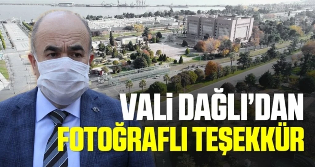 Vali Dağlı’dan Samsunlulara teşekkür