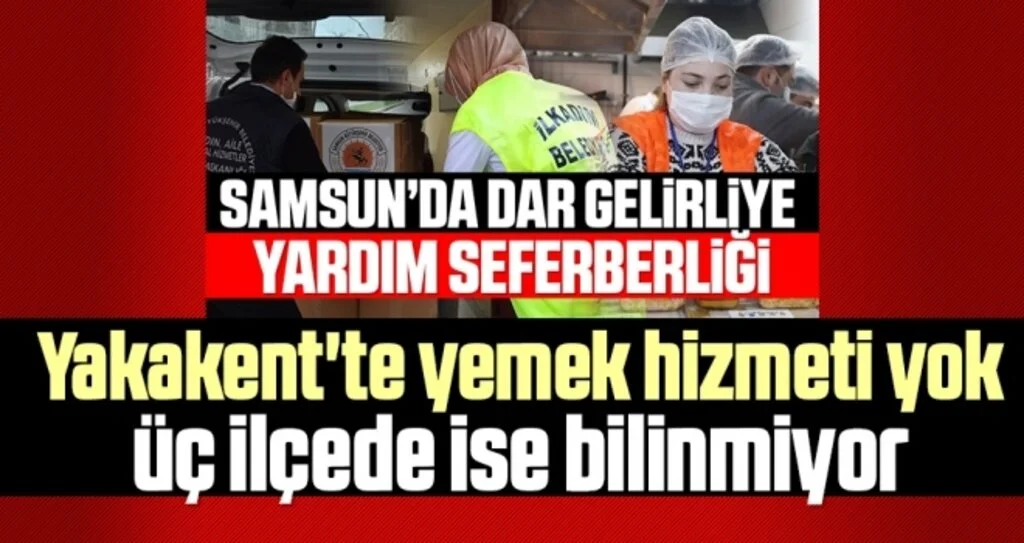 Yakakent'te yemek hizmeti yok üç ilçede ise bilinmiyor