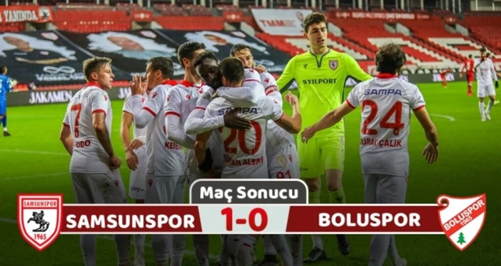 Yılport Samsunspor: 1 Beypiliç Boluspor: 0 (Maç sonucu)