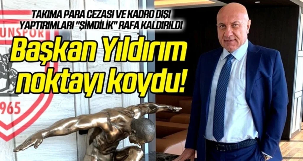 Yılport Samsunspor'da takım ruhu geri dönüyor! Başkan Yıldırım'dan önemli açıklamalar...