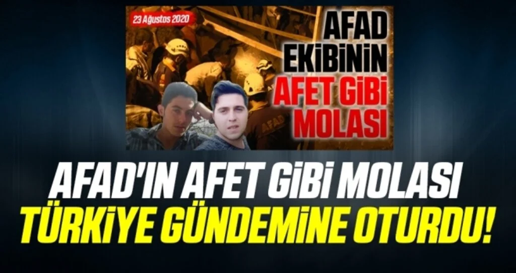AFAD'ın afet gibi molası Türkiye gündemine oturdu!