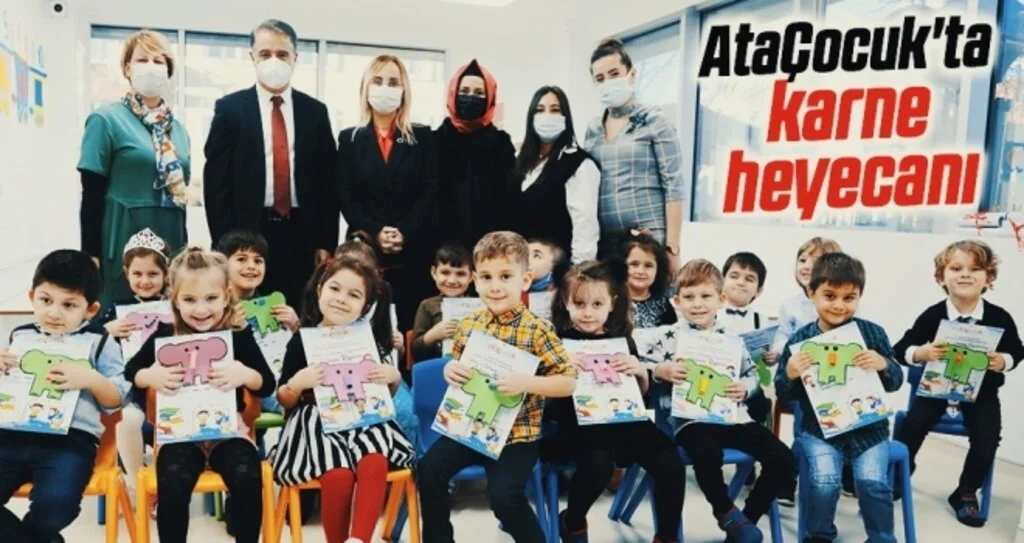 AtaÇocuk'ta karne heyecanı