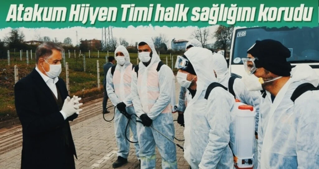 Atakum Hijyen Timi halk sağlığını korudu
