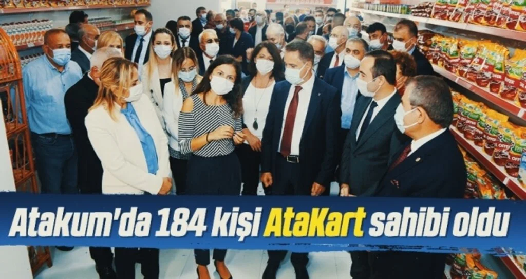 Atakum'da 184 kişi AtaKart sahibi oldu