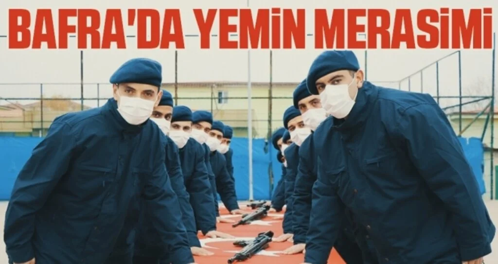 Bafra'da yemin merasimi