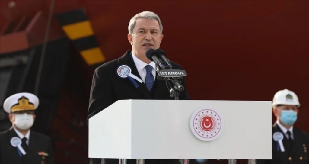 Bakan Akar: Yunanistan'la yapacağımız görüşmelerle meselelerin hukuk çerçevesinde ele alınmasını umuyoruz