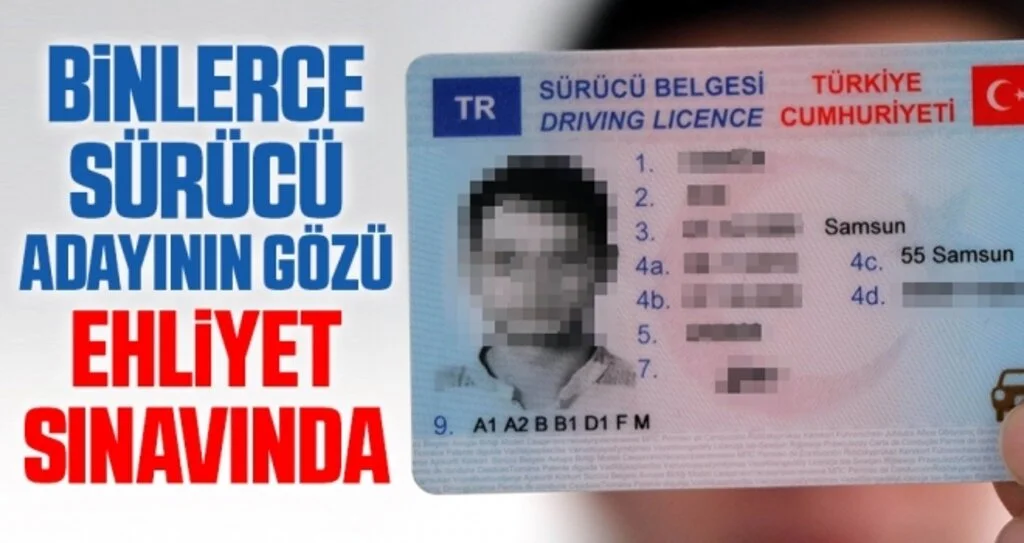 Binlerce sürücü adayının gözü ehliyet sınavında
