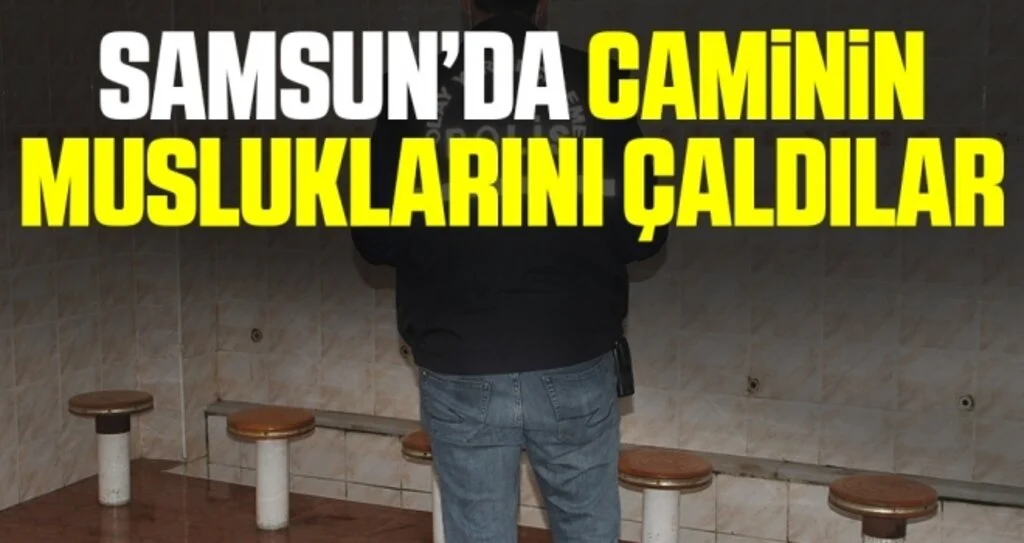 Caminin musluklarını çaldılar