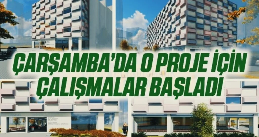 Çarşamba’da katlı otopark için çalışmalar başladı