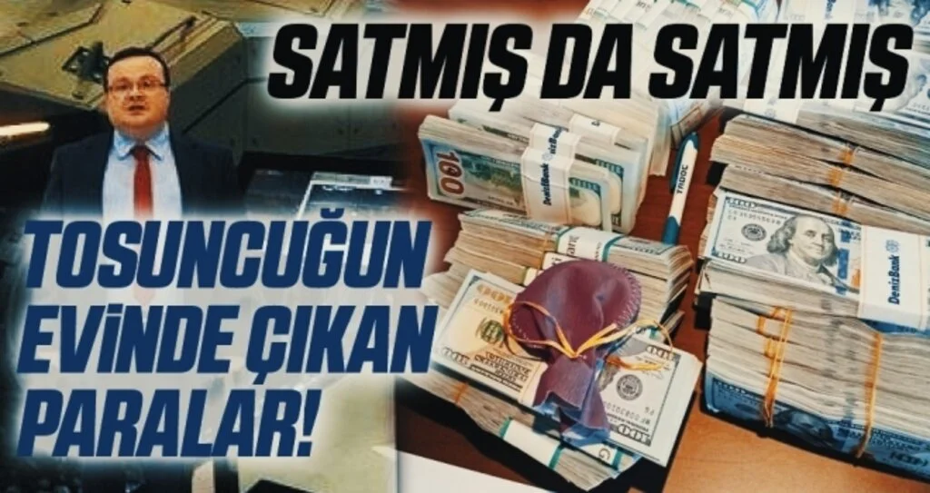 Casus Yusuf Hakan Özbilgin'in evinden çıkan paralar