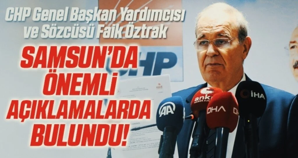 CHP Genel Başkan Yardımcısı ve Sözcüsü Faik Öztrak: “Türkiye’de gübre krizi var”