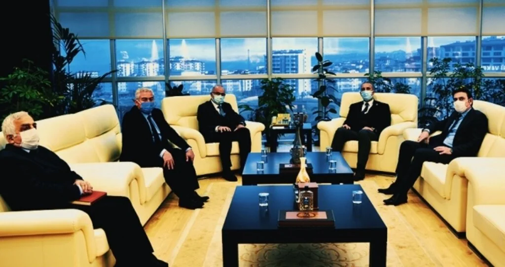 DOKAP Başkanı'ndan  Rektör Ünal’a ziyaret