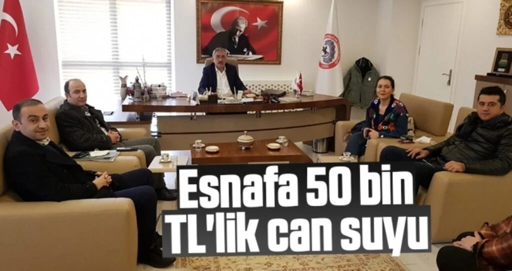Esnafa 50 bin TL'lik can suyu