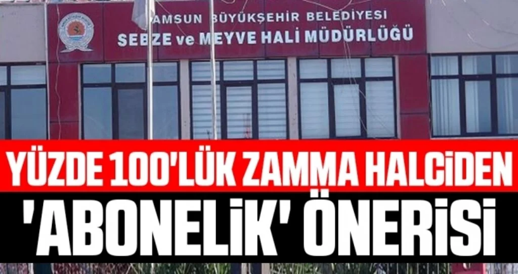 Haldeki Yüzde 100'lük zamma halciden 'abonelik' önerisi