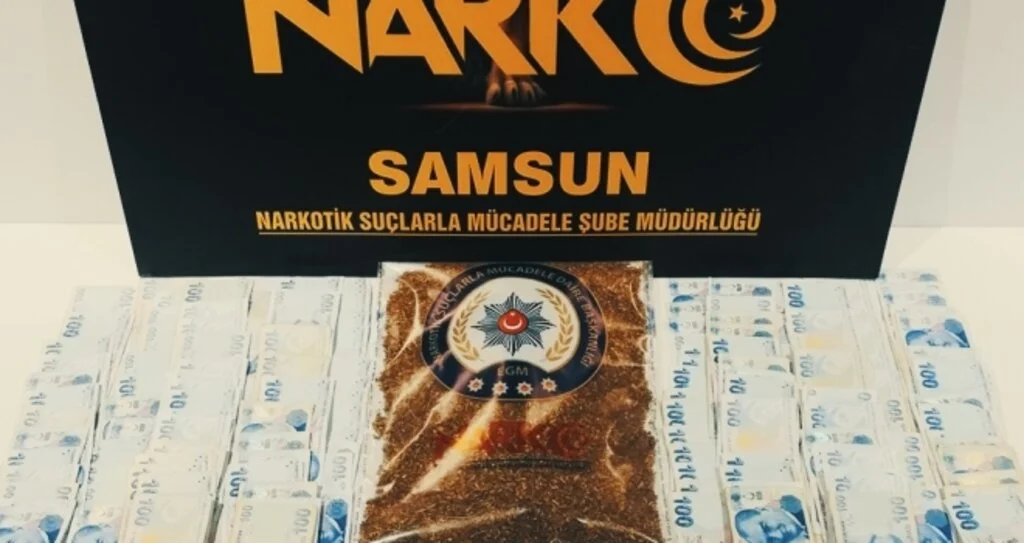 İstanbul'dan Samsun'a uyuşturucu getirirken yakalandı