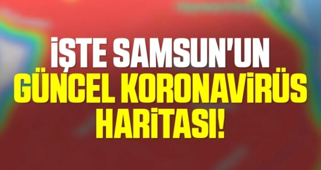 İşte Samsun'un Güncel Koronavirüs Haritası!