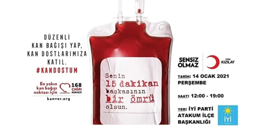 İYİ Parti'den kan  bağışı kampanyası 
