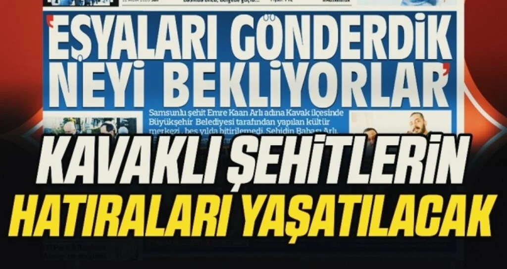 Kavaklı şehitlerin hatıraları yaşatılacak