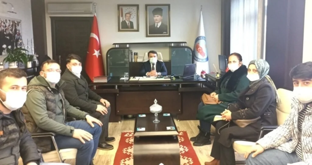 Kaymakam Saygılı'ya AK Parti'den ziyaret
