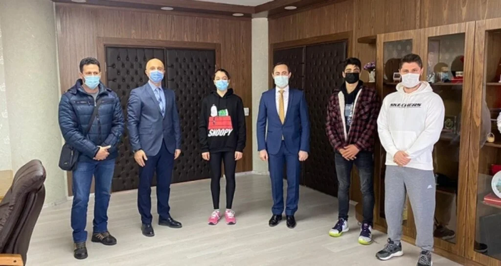 Kaymakam Yıldız sporcuları ağırladı